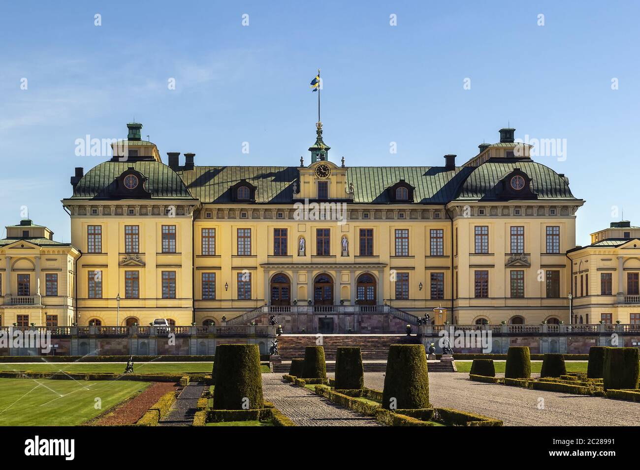 Palais Drottningholm, Stockholm Banque D'Images