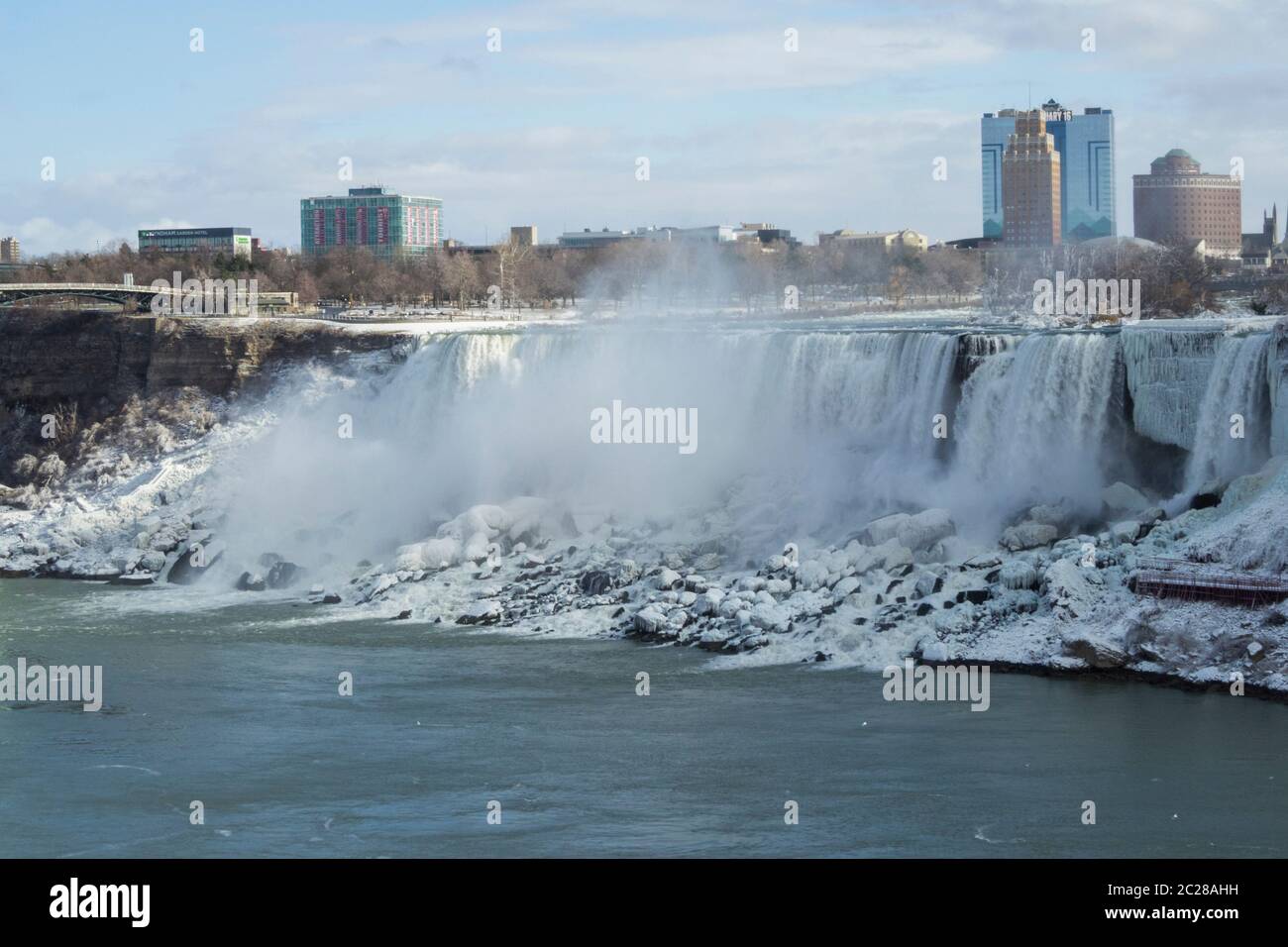 Amérique du Nord - États-Unis , American Falls at Niagara Falls Banque D'Images