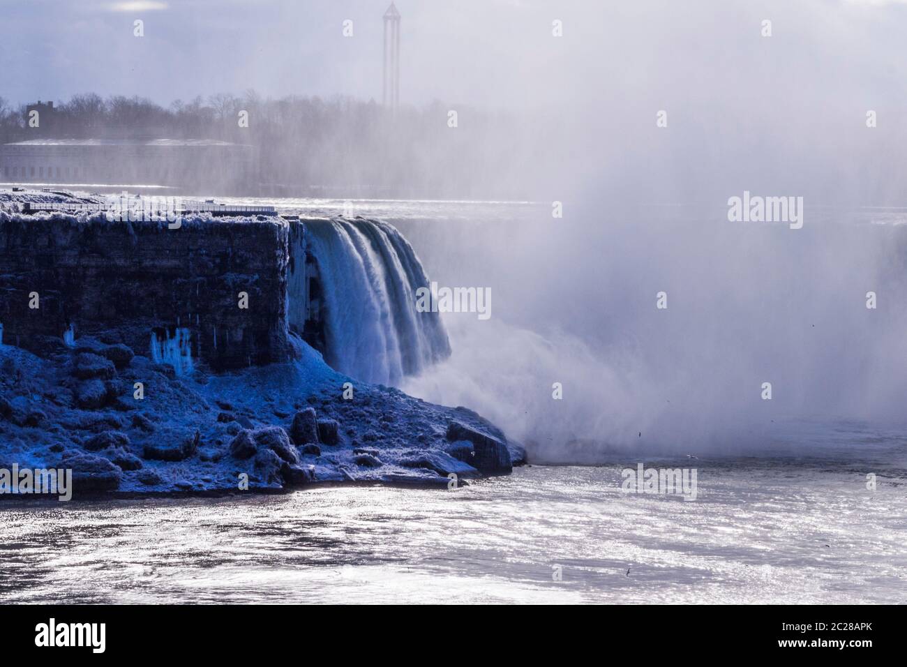 Amérique du Nord - États-Unis , American Falls at Niagara Falls Banque D'Images