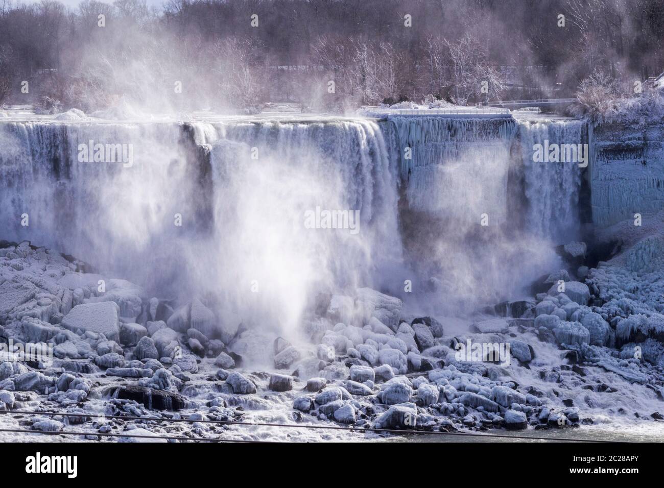 Amérique du Nord - États-Unis , American Falls at Niagara Falls Banque D'Images