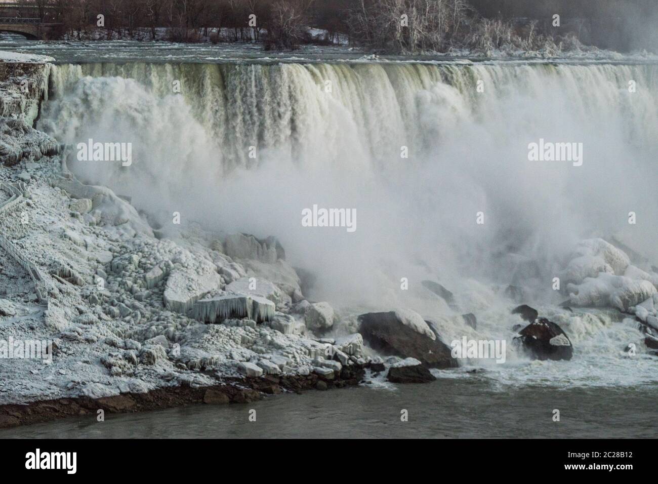 Amérique du Nord - États-Unis , American Falls at Niagara Falls Banque D'Images