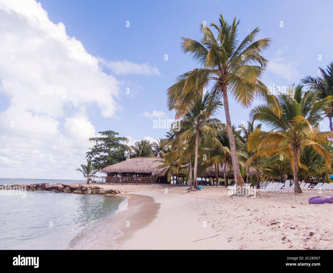 Mer des Caraïbes - République Dominicaine - sur l'Isla Saona - Catuano à la Playa Bonita Banque D'Images