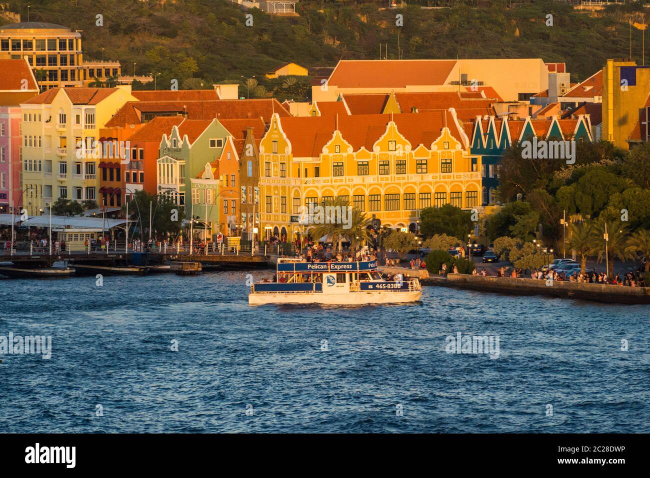 Mer des Caraïbes - Curaçao, Willemstad sur les îles ABC Banque D'Images