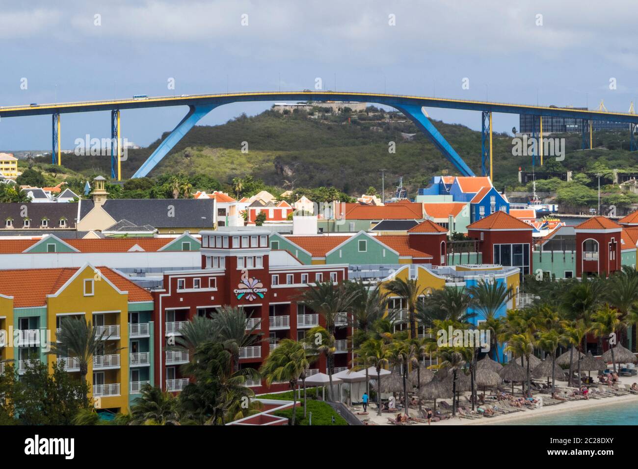 Mer des Caraïbes - Curaçao, Willemstad sur les îles ABC Banque D'Images