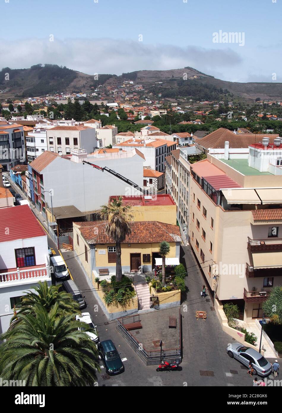 Vue panoramique sur la Laguna à Tenerife Banque D'Images