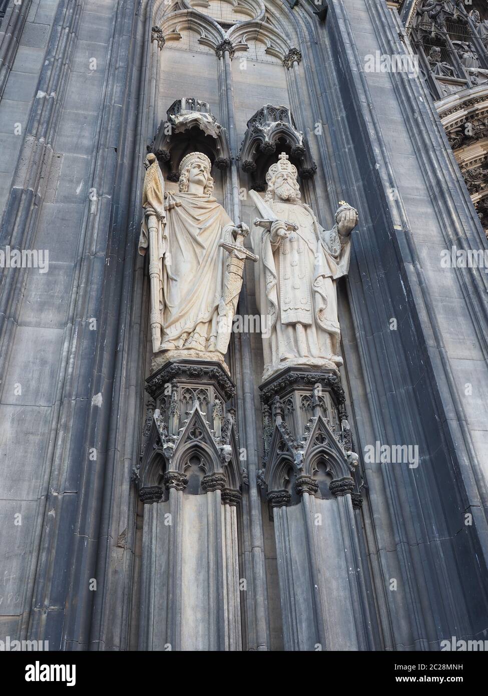 Koelner Hohe Domkirche Sankt Petrus Dom (Cathédrale St Pierre sens) église gothique à Koeln, Allemagne Banque D'Images