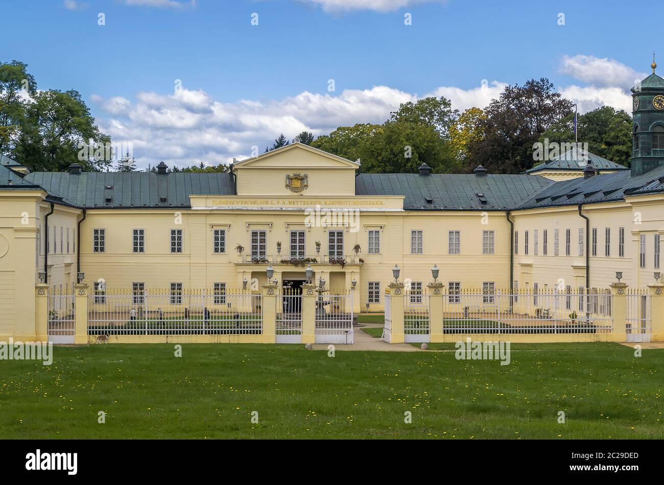 Château de Kynzvart, république tchèque Banque D'Images
