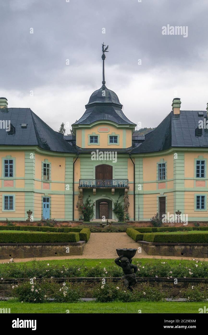 château de Manetin, république tchèque Banque D'Images