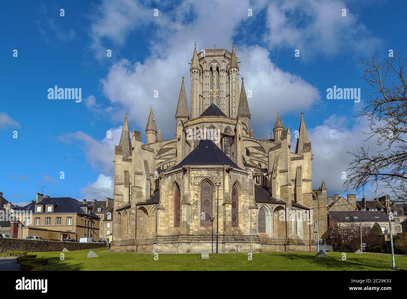 Cathédrale de Coutances, France Banque D'Images