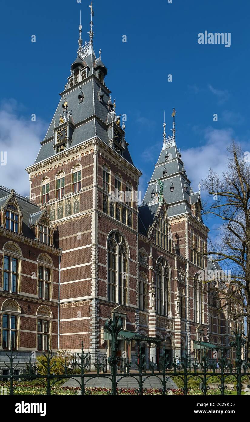 Rijksmuseum, Amsterdam, Pays-Bas Banque D'Images