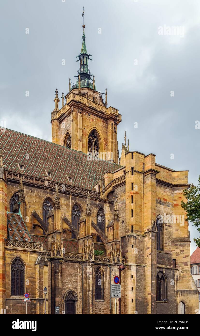 Église Saint-Martin, Colmar, France Banque D'Images