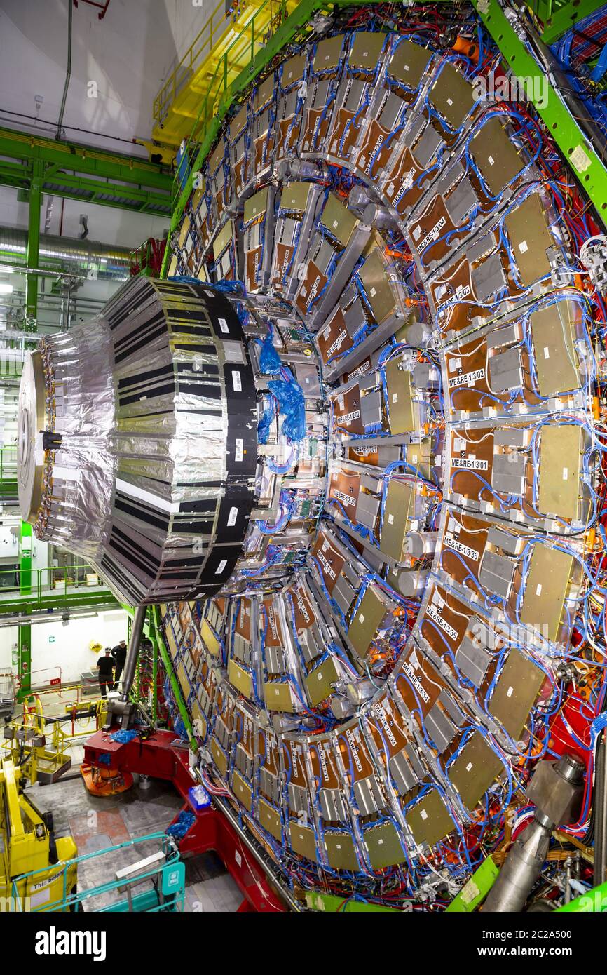 Le Grand collisionneur de hadrons au CERN Banque D'Images