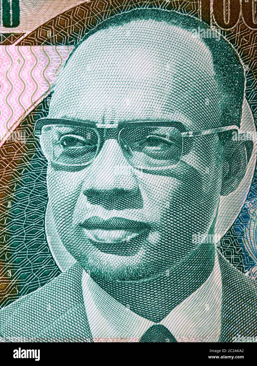 Amilcar Cabral un portrait Banque D'Images