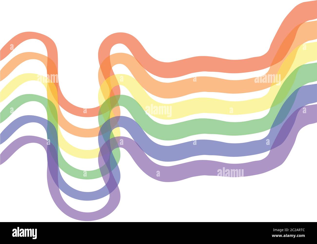 Motif de couleurs fierté de la Tamise, London birdseye View Vector Illustration de Vecteur