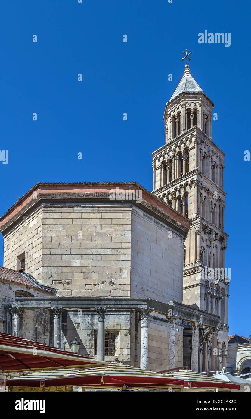 Cathédrale de saint Domnius, Split, Croatie Banque D'Images