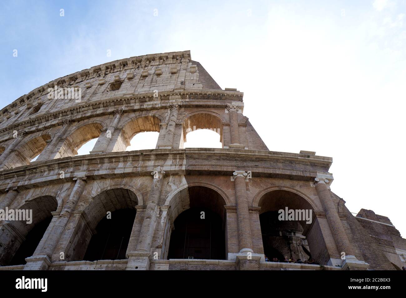 Site archéologique du forum romain, à Rome, Italie Banque D'Images