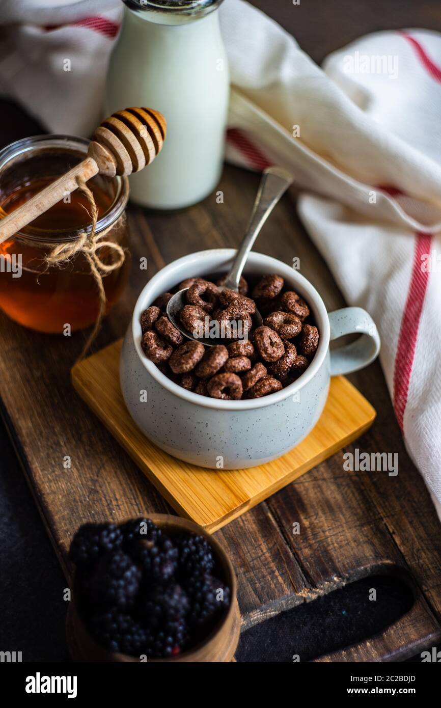 Concept de petit déjeuner traditionnel Banque D'Images