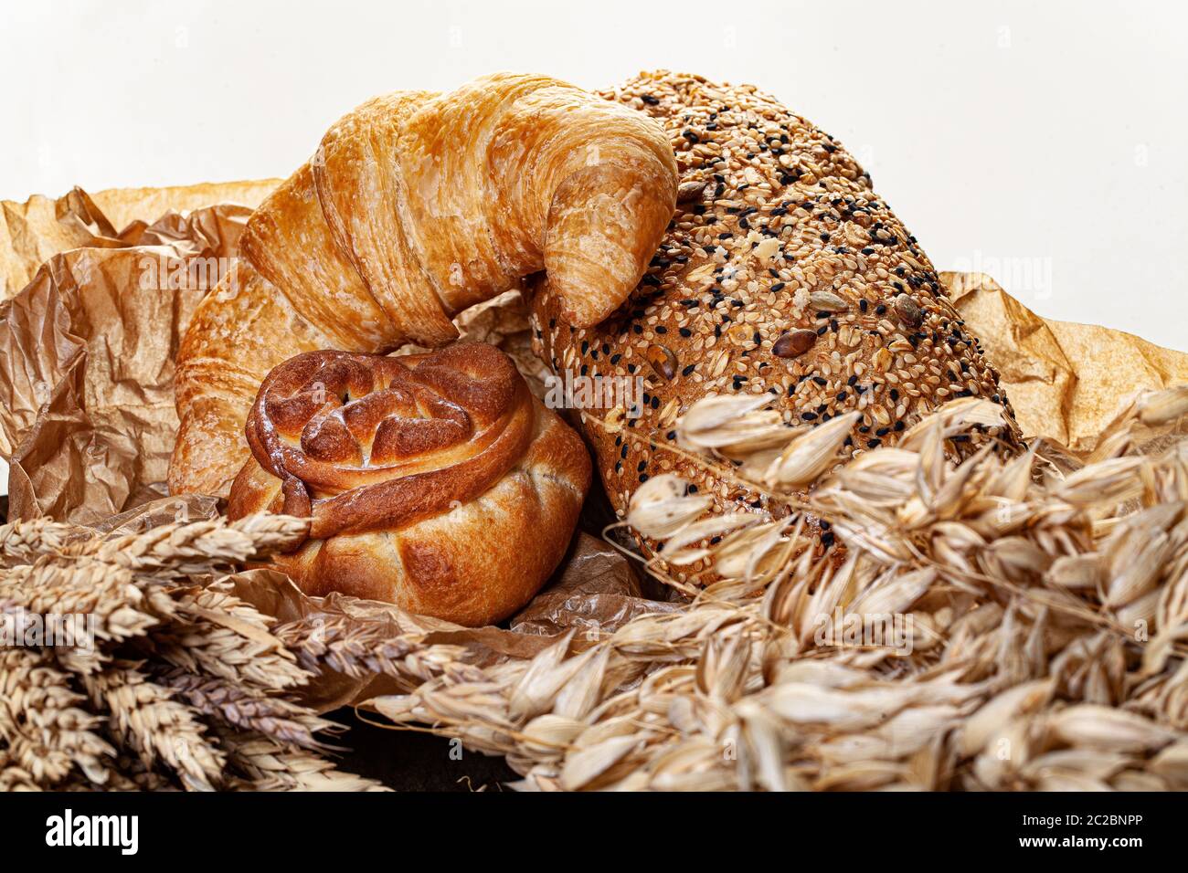 Pain et oreilles Banque D'Images