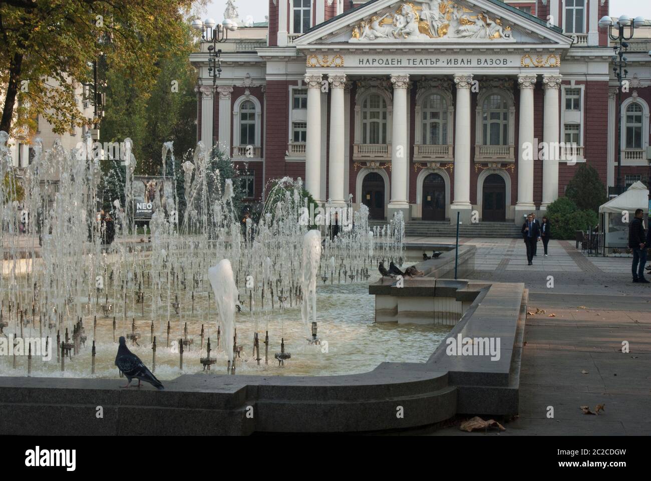 Théâtre national 'Ivan Vazov', Sofia, Bulgarie Banque D'Images