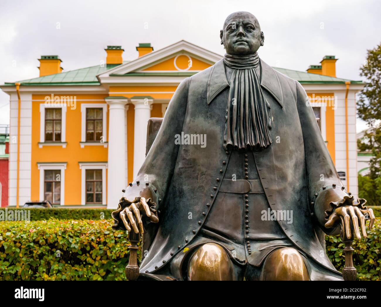 Pierre le Grand monument en bronze par le sculpteur russe Mihail Chemiakin, la forteresse Pierre et Paul, Saint-Pétersbourg, Russie Banque D'Images