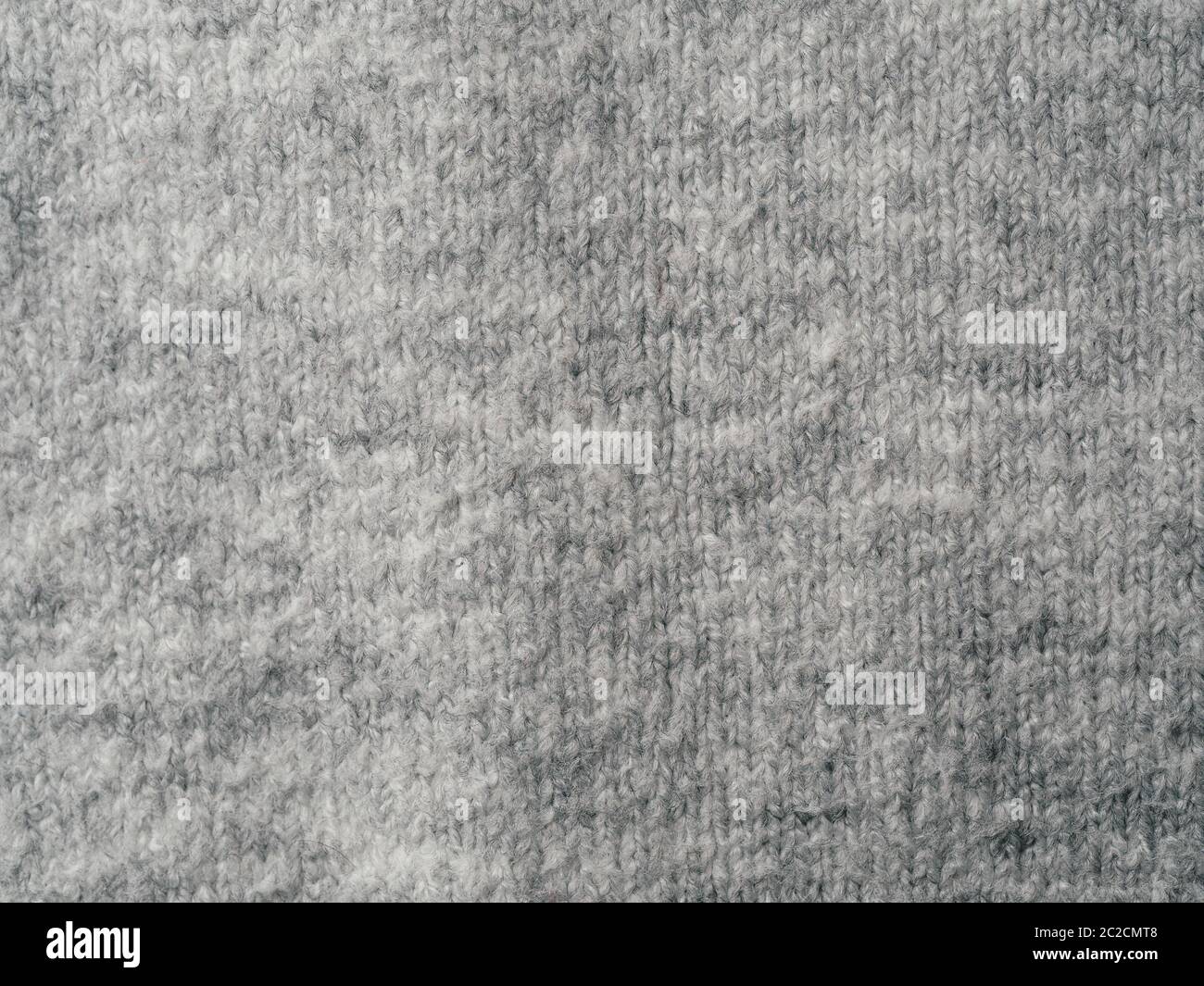 Texture du tissu du pull gris Banque D'Images