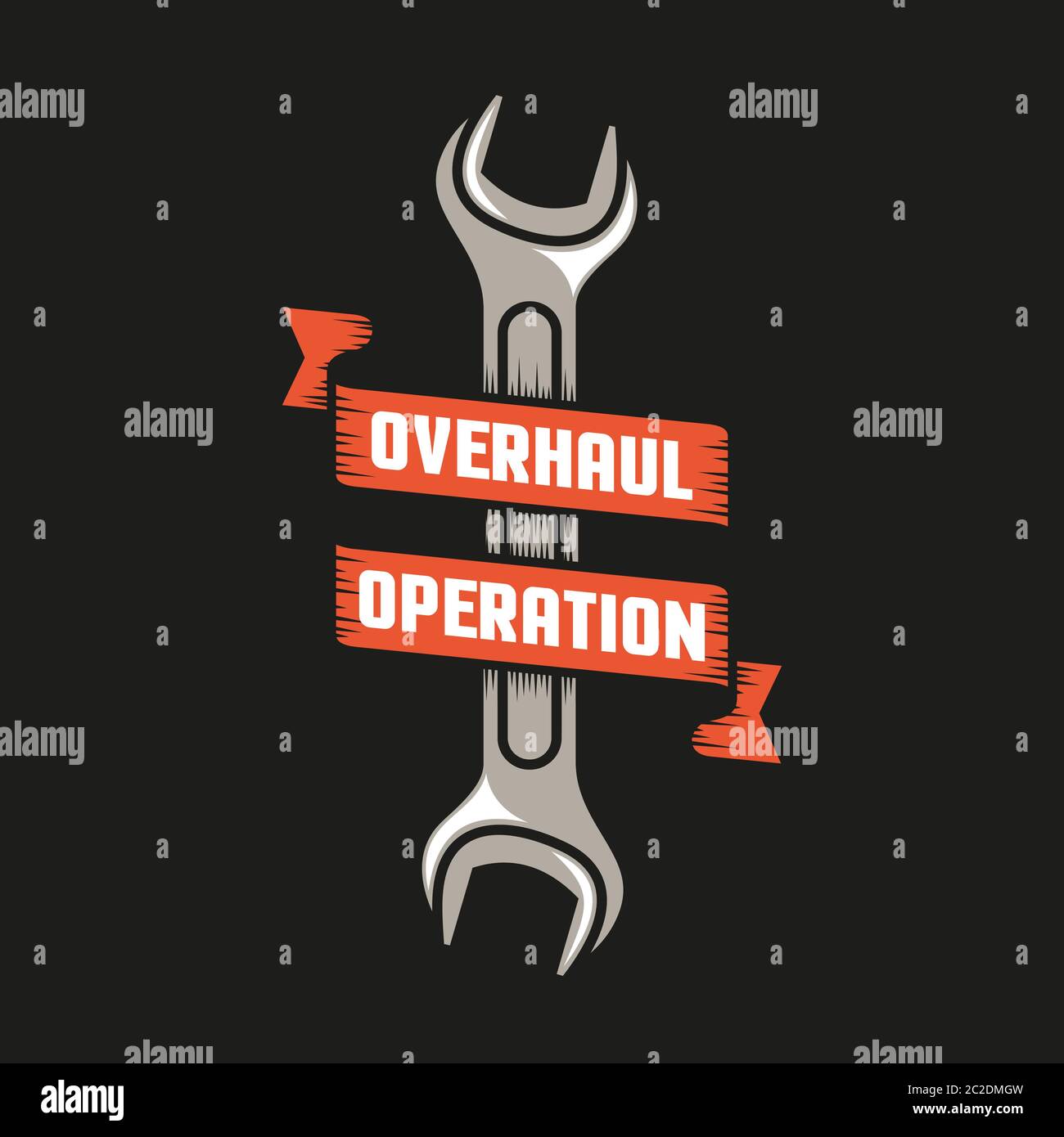 Clé et ruban Illustration de Vecteur