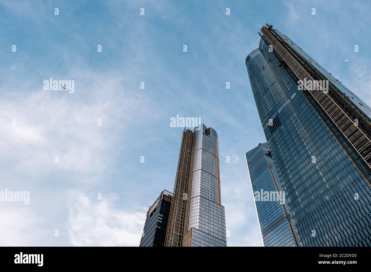 Vue sur le gratte-ciel des chantiers de Hudson dans le centre-ville de New York Banque D'Images