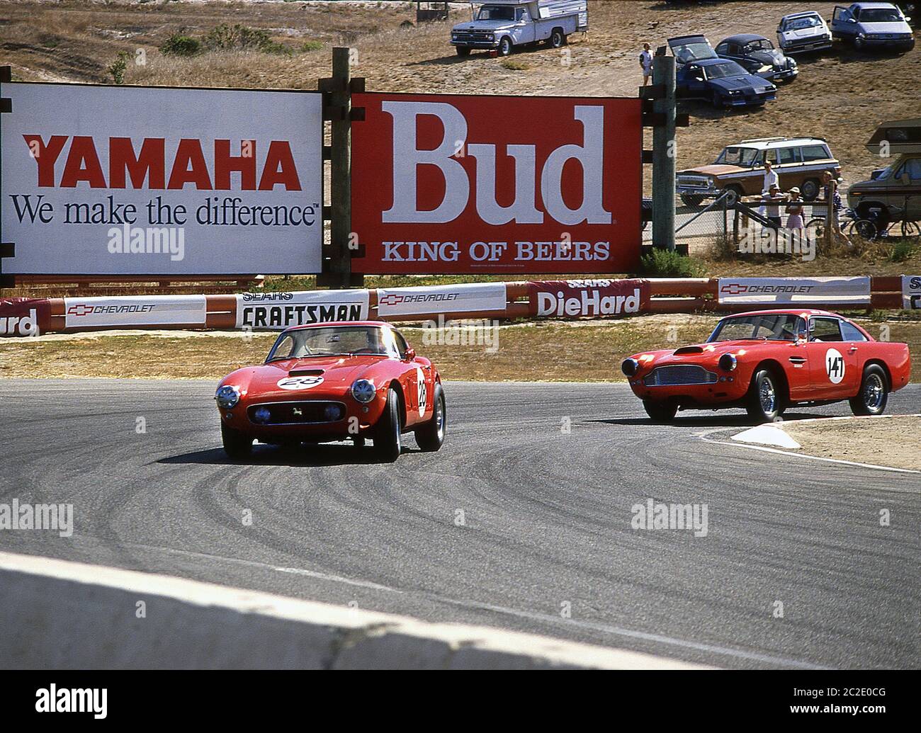 1987 Monterey course automobile historique Laguna Seca Californie. Banque D'Images