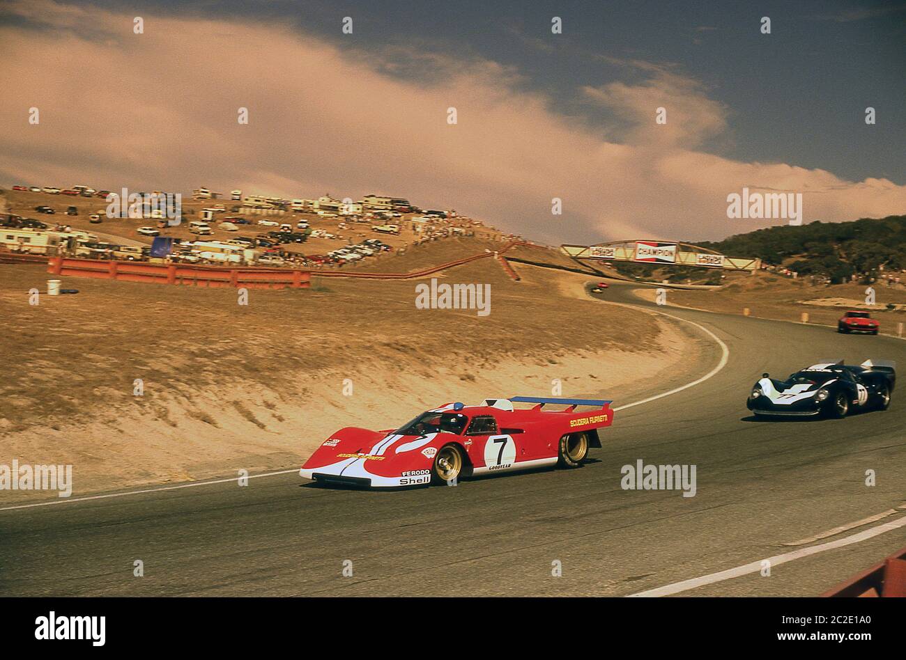 1987 Monterey course automobile historique Laguna Seca Californie. Banque D'Images