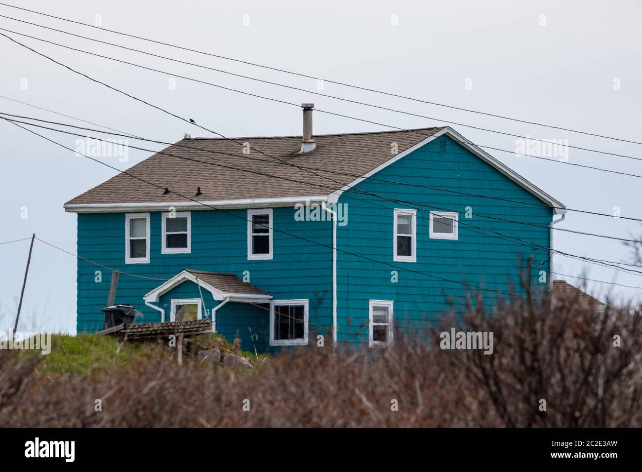 Le village Fisher de Peggys Cove, en Nouvelle-Écosse Banque D'Images