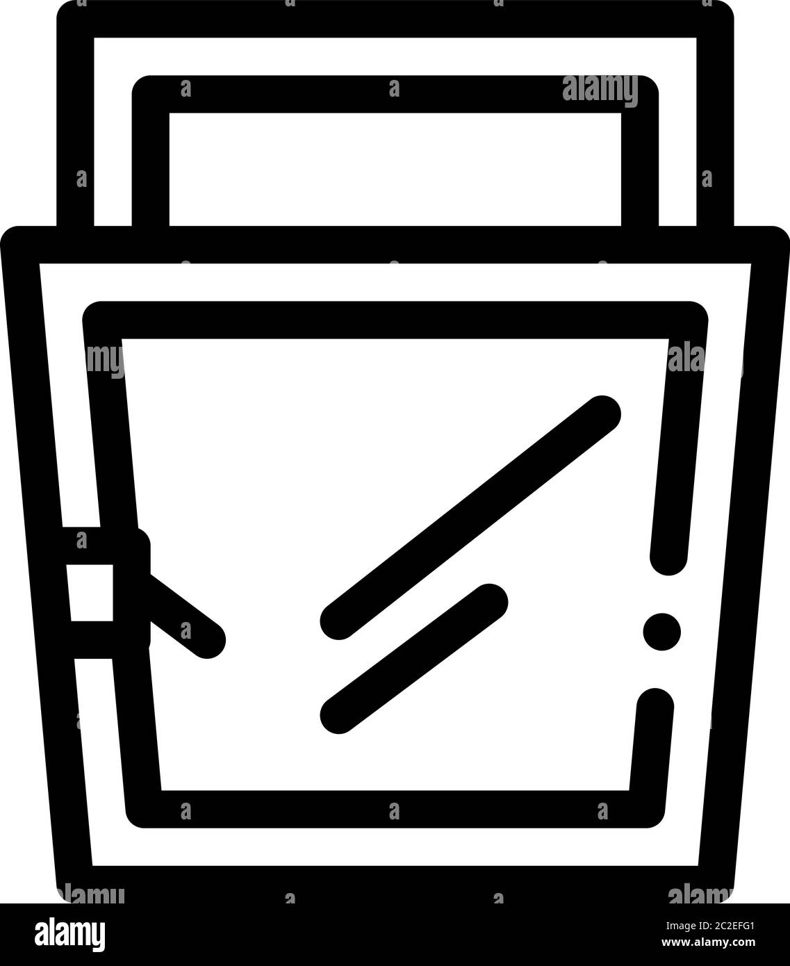 illustration vectorielle de l'icône de la fenêtre ouvrir pour la ventilation Illustration de Vecteur