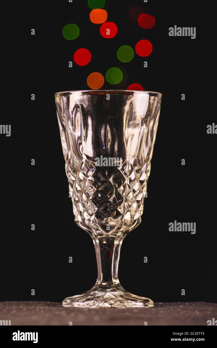 Photographie de la vie. Lumières colorées dans une tasse Banque D'Images