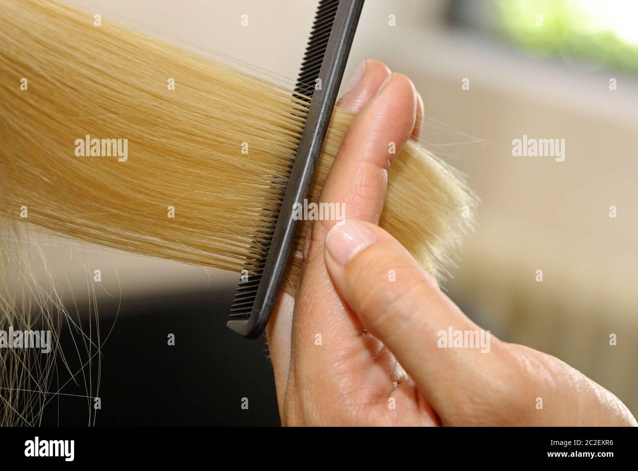 peigne à cheveux Banque D'Images