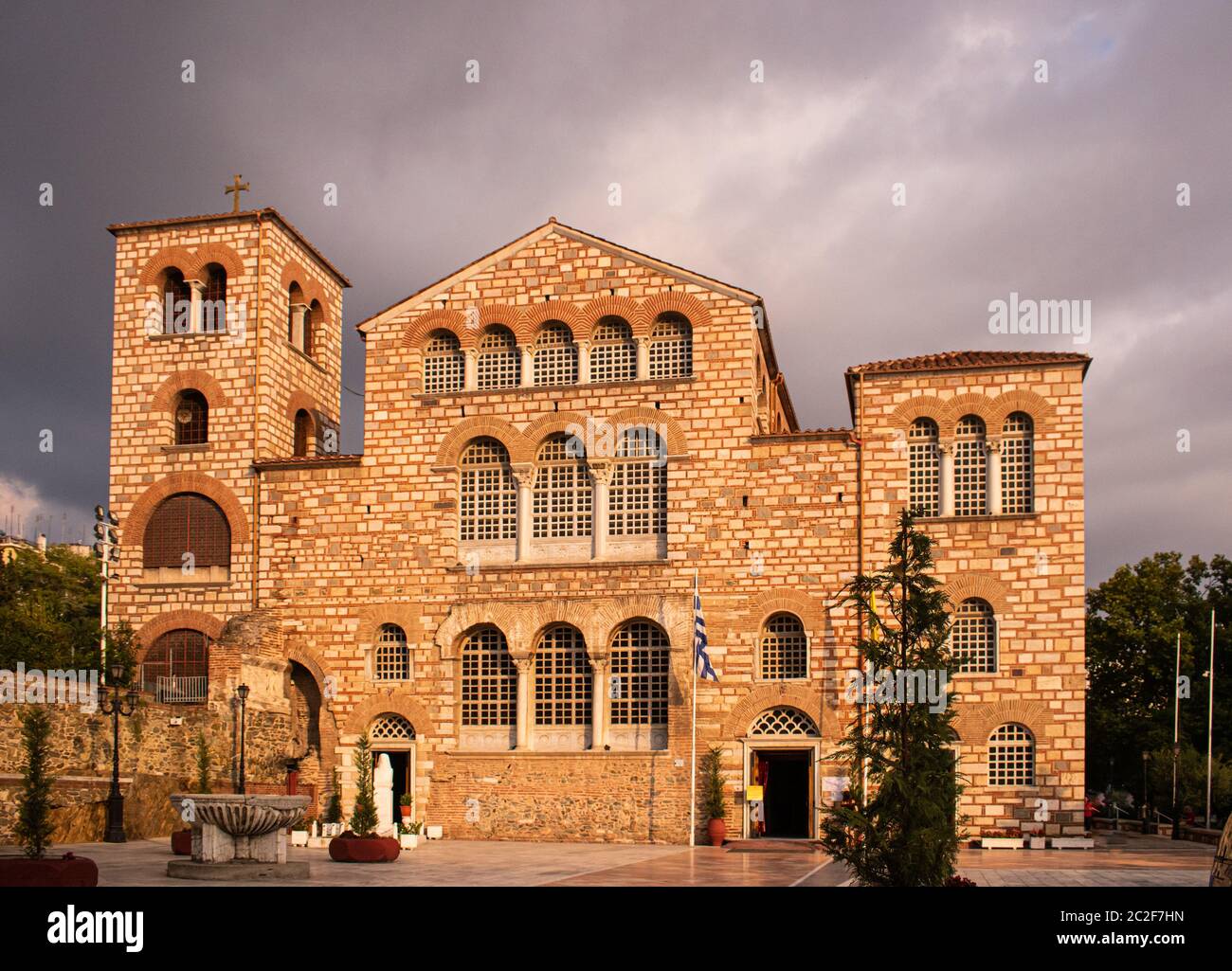 L'église de Saint Demetrius, le saint patron de Thessalonique, Grèce Banque D'Images