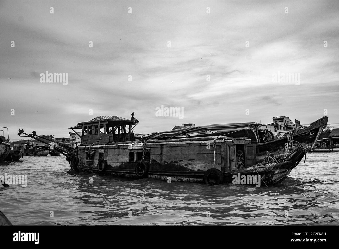 CAN THO/VIETNAM- novembre 15 2020: CAI rang marché flottant à CAN Tho, Vietnam Banque D'Images