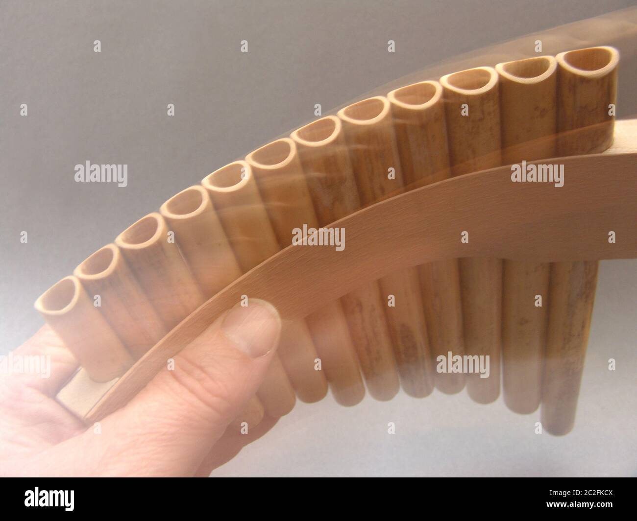 Flûte de Pan Banque D'Images