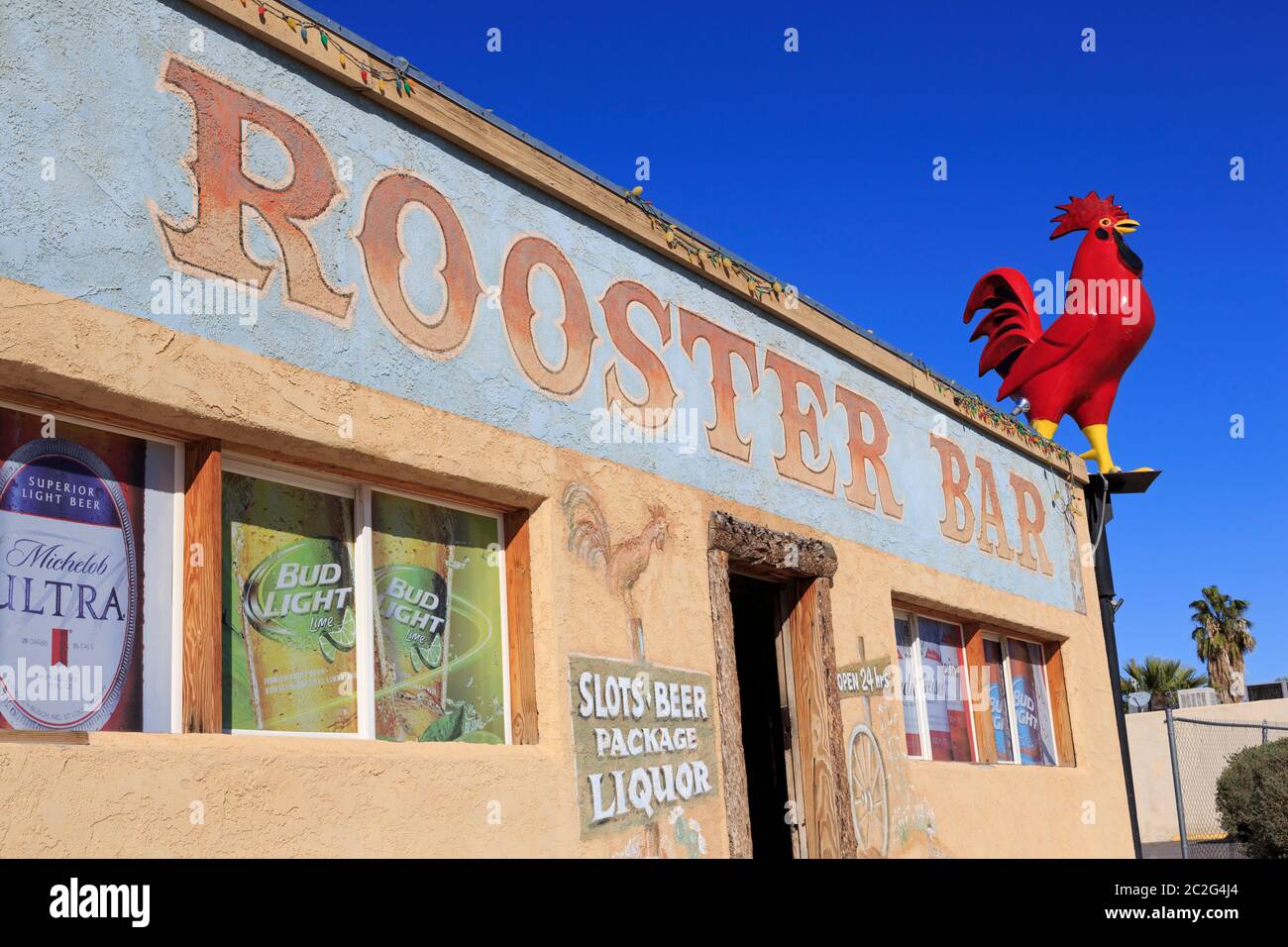 Red Rooster Bar, Overton, Nevada, États-Unis Banque D'Images