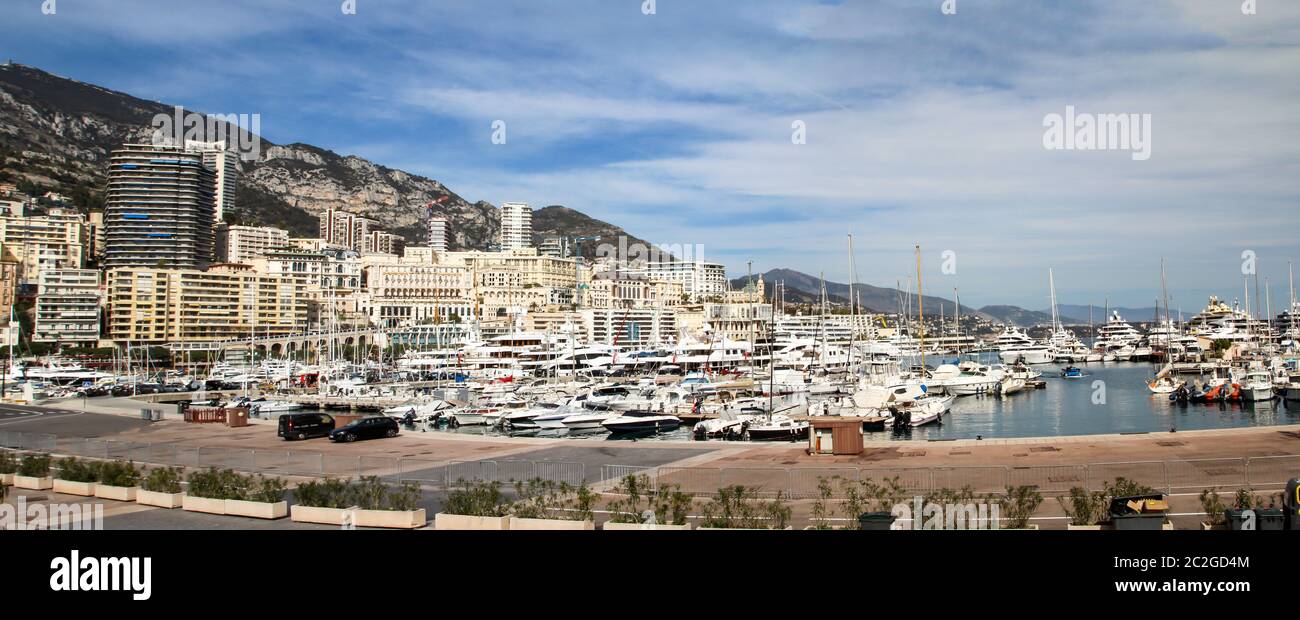 Grand port de plaisance à Monaco Banque D'Images