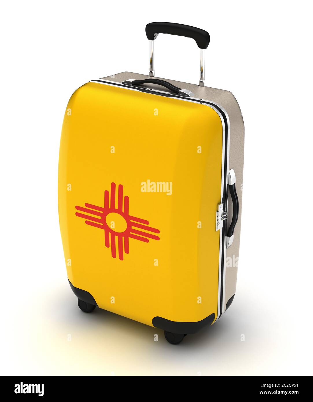 Voyage à New Mexico State (isolé avec clipping path) Banque D'Images
