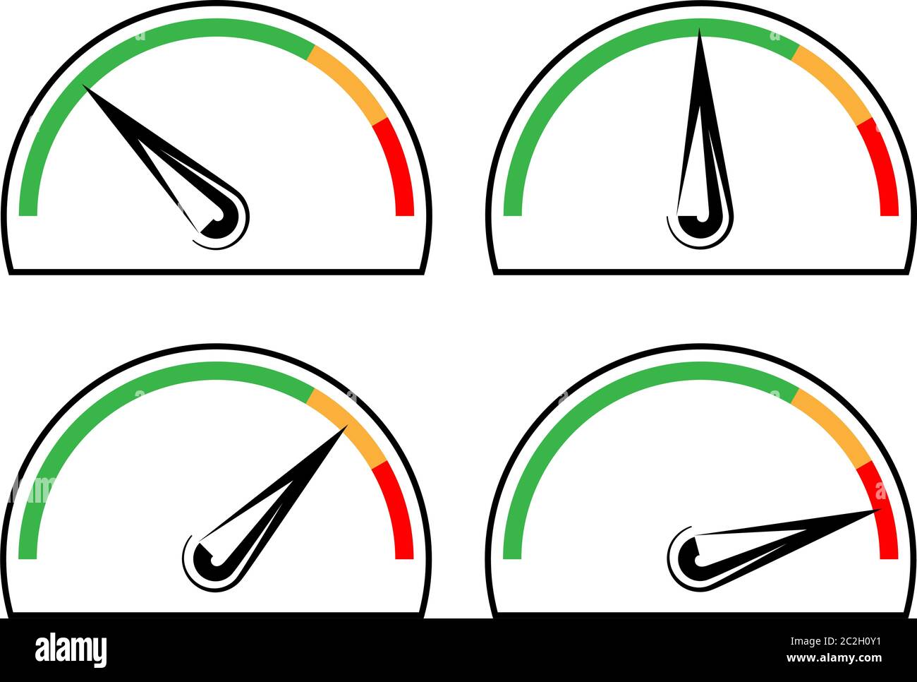 Illustration de l'icône indicateur de vitesse Vector Art Illustration de Vecteur