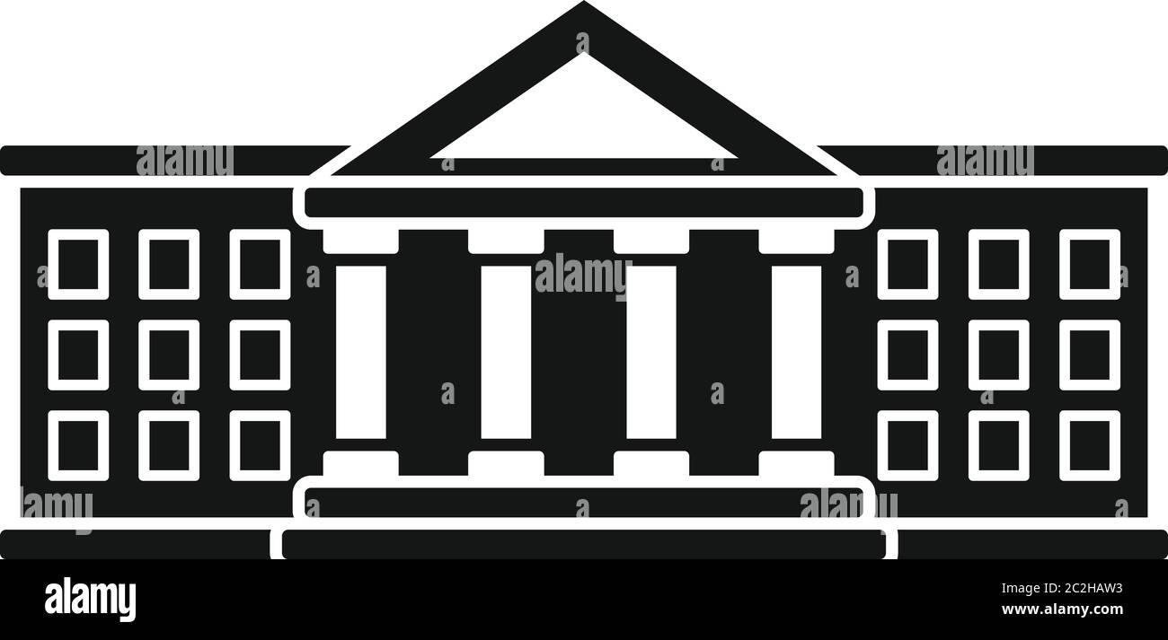 Icône de l'université de Harvard. Illustration simple de l'icône vectorielle de l'université de harvard pour la conception de sites Web isolée sur fond blanc Illustration de Vecteur