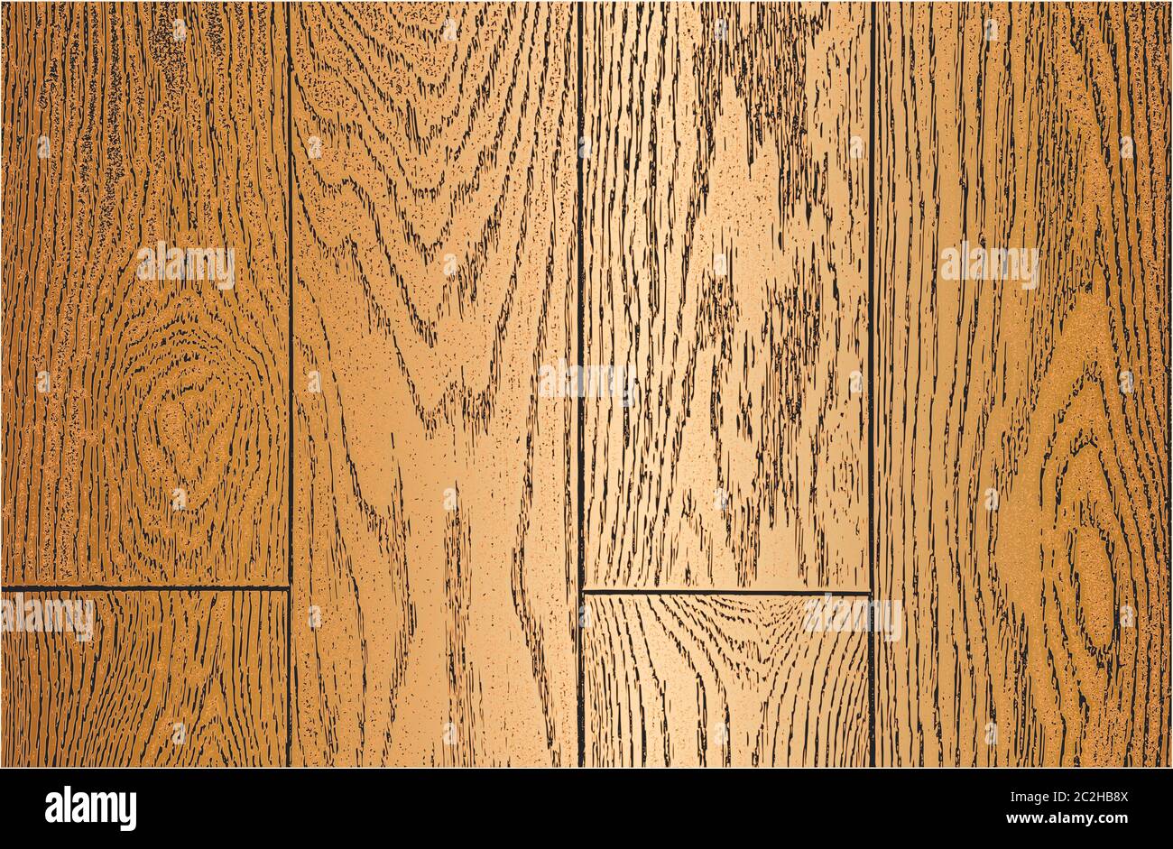 Recouvrement en bois doré aspect de la planche, fond de grunge. Illustration vectorielle abstraite de demi-teinte Illustration de Vecteur