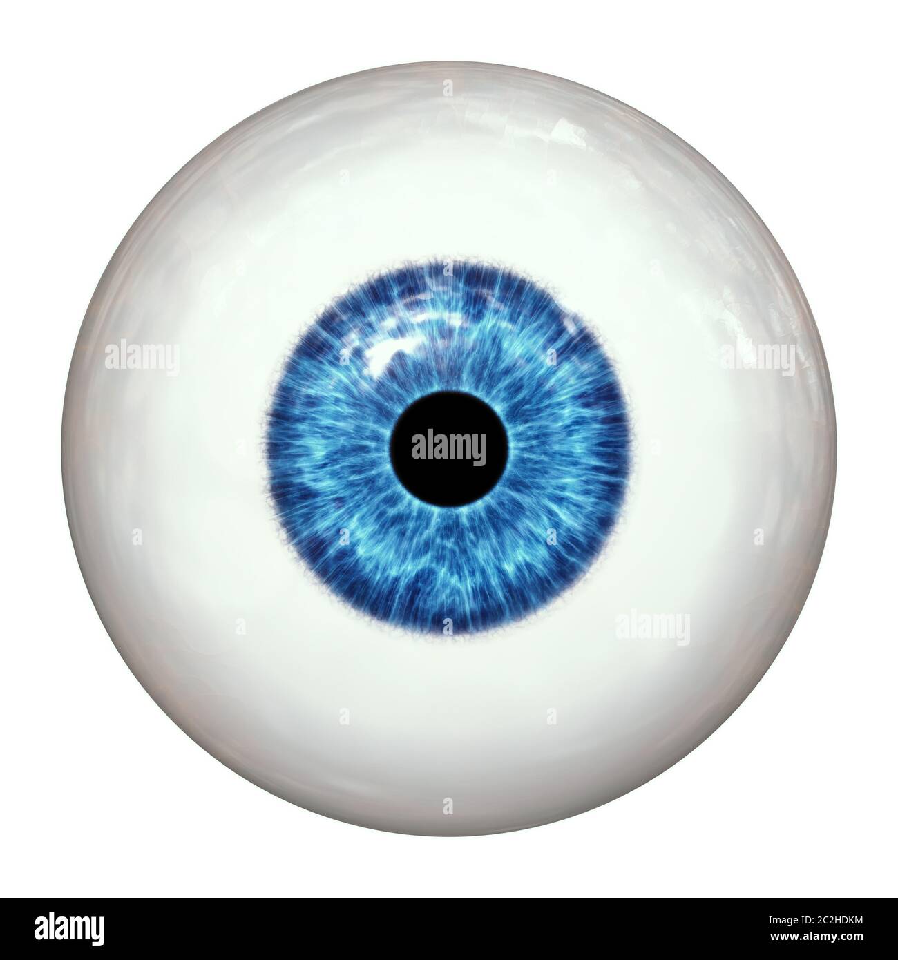 boule bleue pour les yeux Banque D'Images