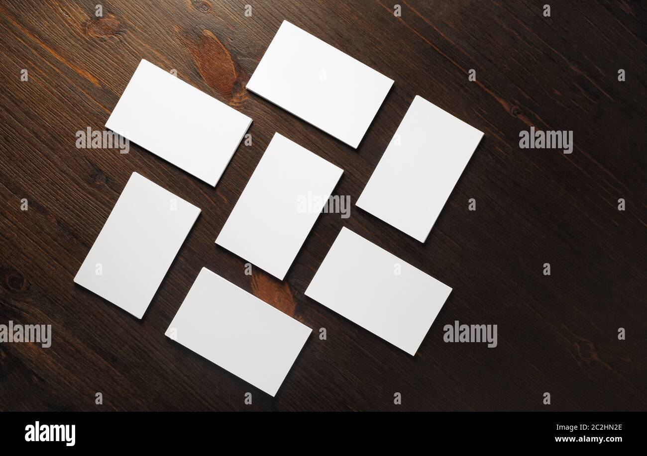 Photo de cartes d'affaires Banque D'Images