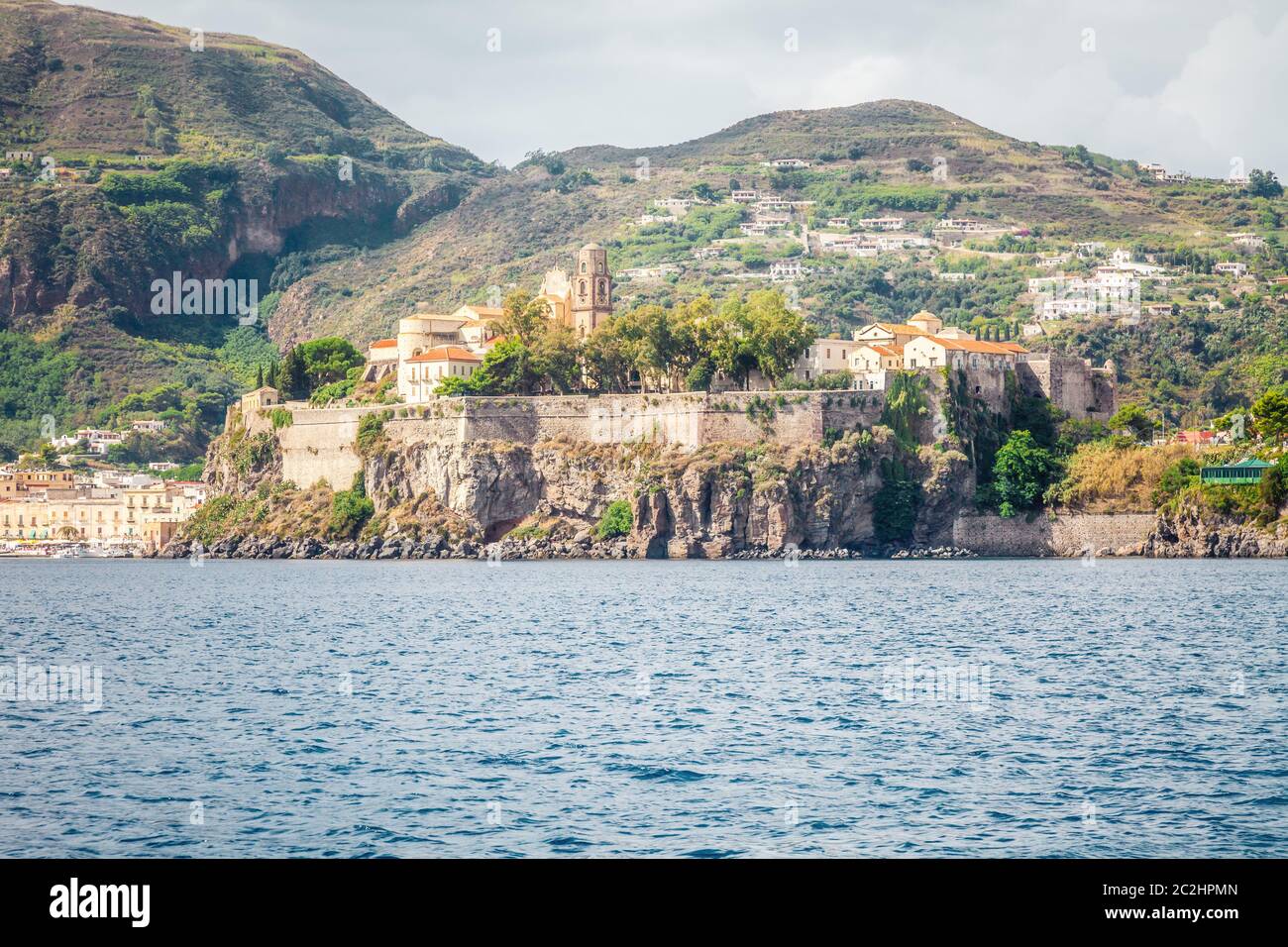 Île de Lipari, sud de l'Italie Banque D'Images
