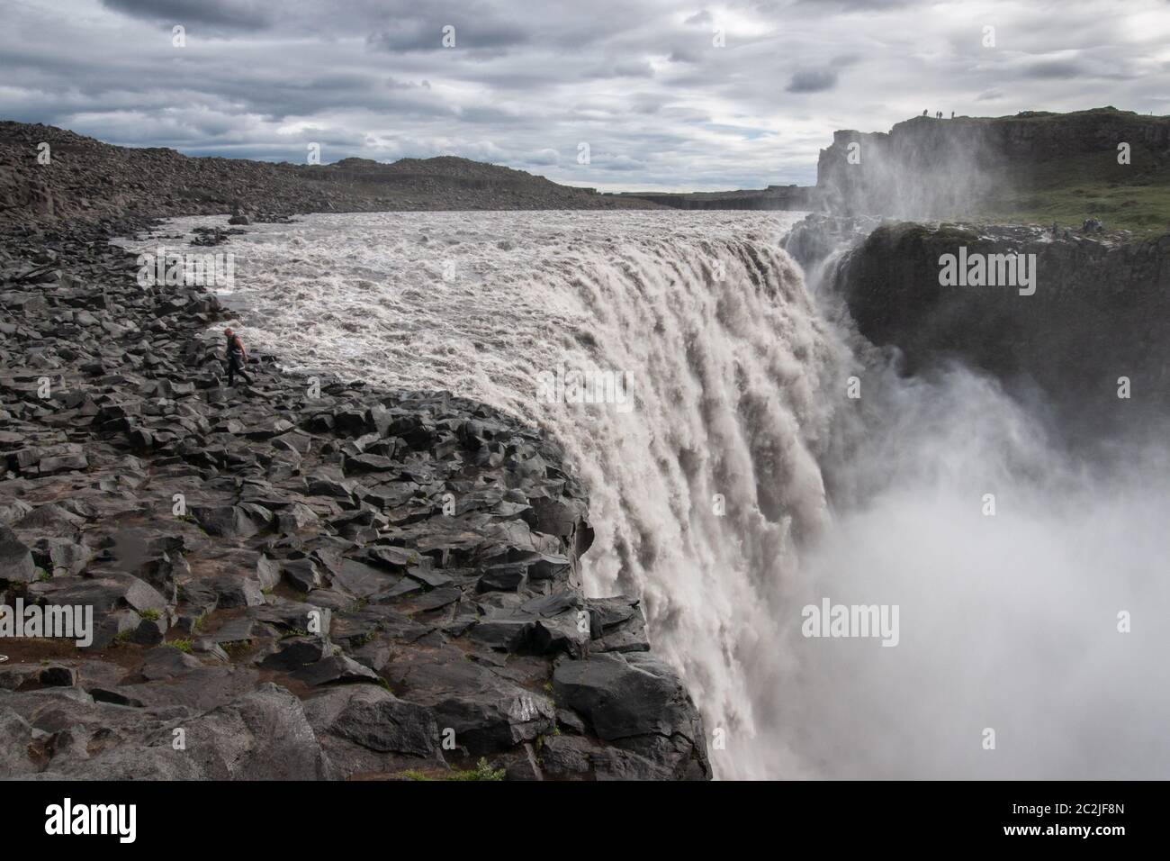 Cascade de Dettifoss nord de l'Islande Banque D'Images