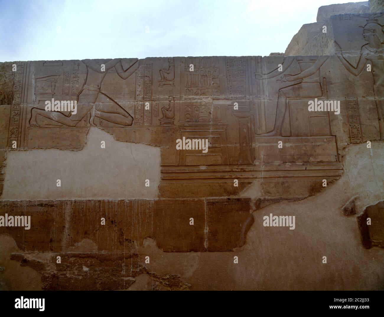 KOM Ombo Égypte Temple de la relève romaine montrant des instruments médicaux 2ème AD Banque D'Images