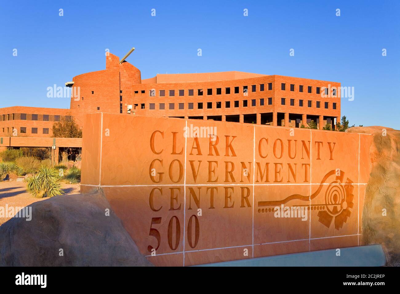 Clark County Government Center, Las Vegas, Nevada, États-Unis, Amérique du Nord Banque D'Images