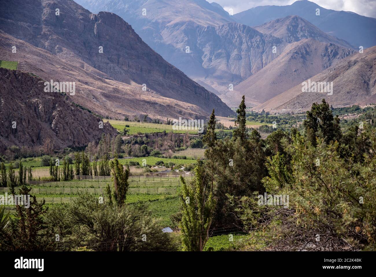 Belle Elqui-Valley, Chili Banque D'Images