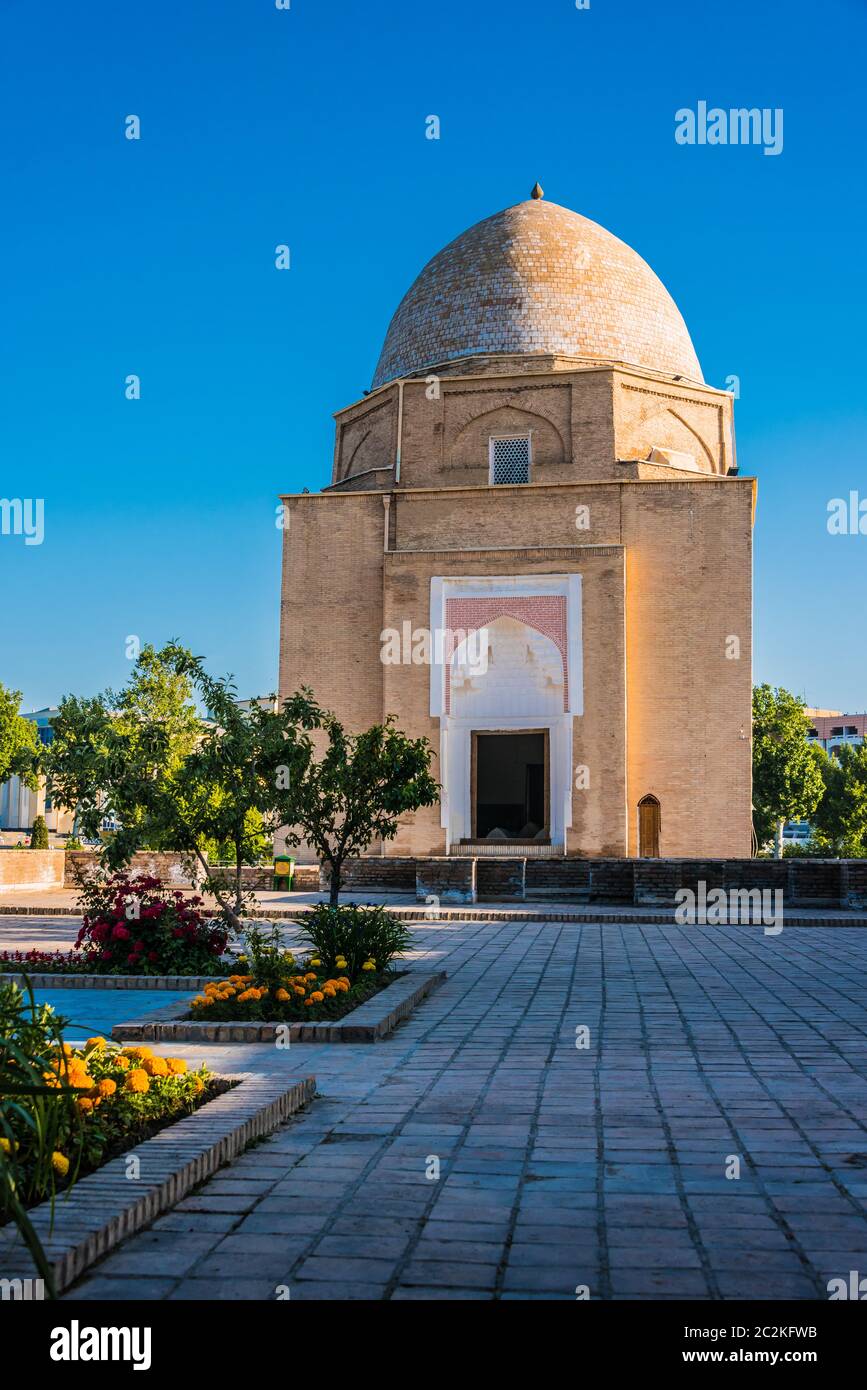 Mausolée Rukhobod à Samarkand, Ouzbékistan. Banque D'Images